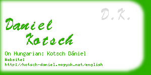 daniel kotsch business card